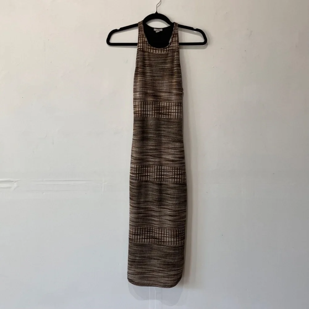 Ecote earth and metallic gold racer back dress - Picture 2 of 9
